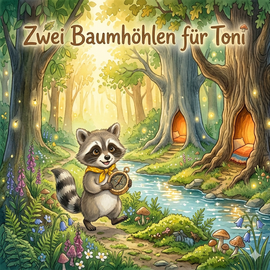 Cover: Zwei Baumhöhlen für Toni